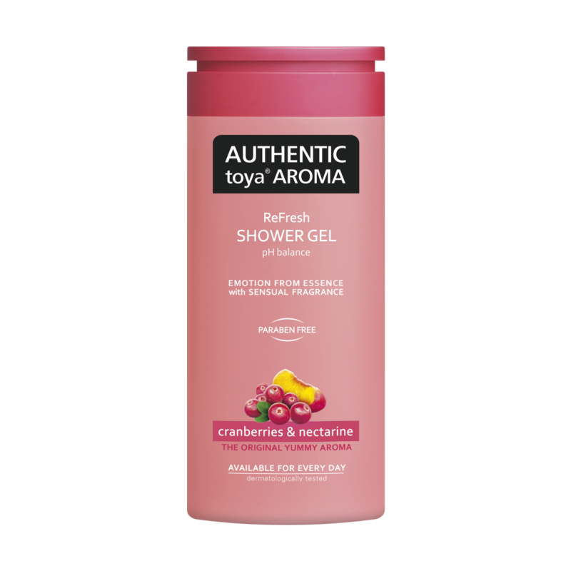 AUTHENTIC toya AROMA sprch.gel 400ml Cranberries+nectarine Ostatní