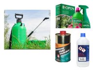 Chemické produkty,  postřiky,  hnojiva