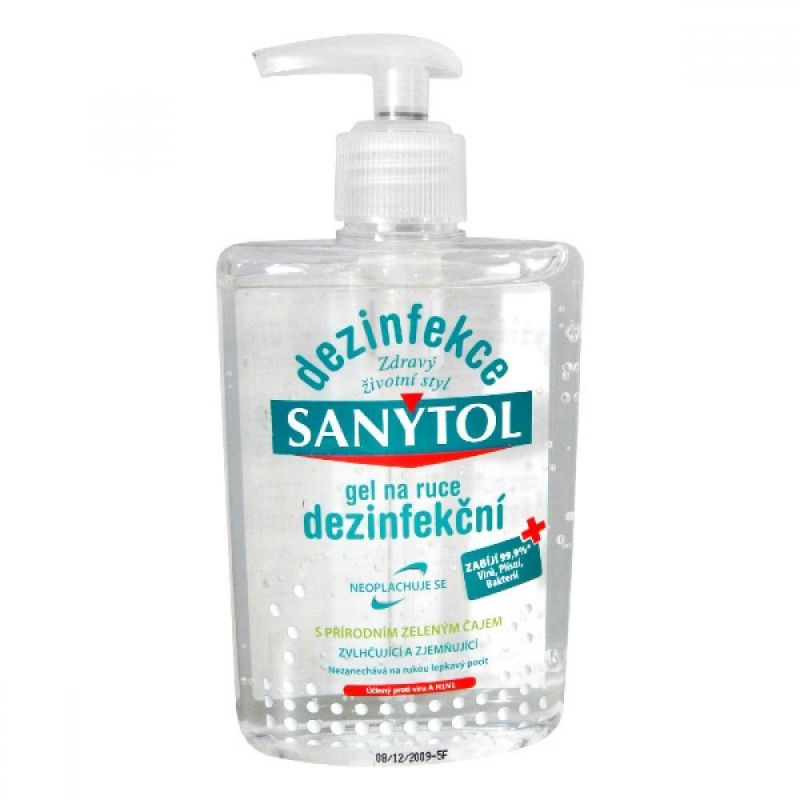 Sanytol dezinf.gel na ruce 250ml s dávkovačem /503006/ Ostatní
