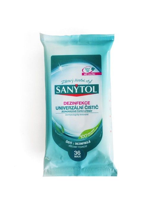 Sanytol dezinfekční vlhč.ubrousky 2vr.,36ks,(účinné proti Sallmonele a Listerii Ostatní