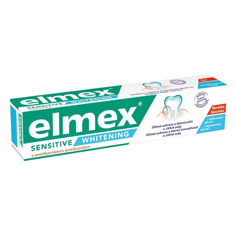 Zubní pasta ELMEX sensitive Whitening/zelená/ 75ml Ostatní