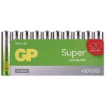 Baterie GP mikro Super alkalické AAA  20ks