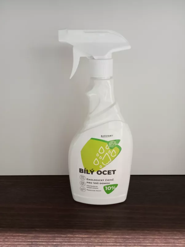 Bílý ocet 10% 500ml spray ekologický UNI čistič, kart.8ks