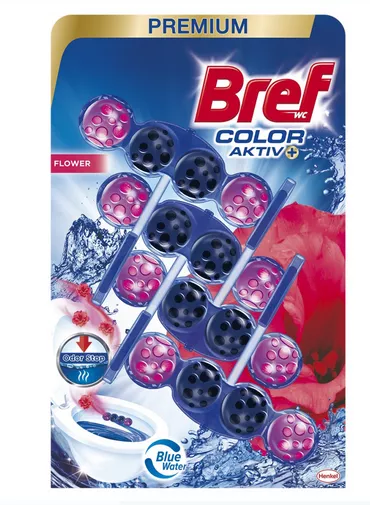 Bref COLOR activ /kuličky/ 4x50g GIGAPACK FLOWERS, kart. 9x4ks AKCE !!!!
