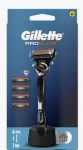Gillette Proglide hol.strojek + 4 náhrady + stojánek