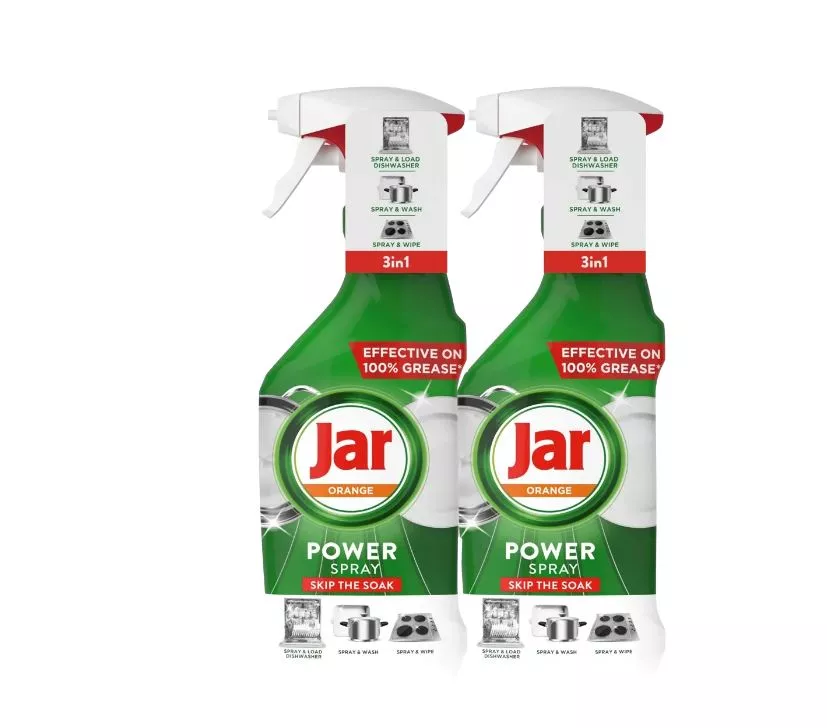 Jar Orange Power spray na kuchyně a myčky 3v1 DUOpack , kart.5x2ks