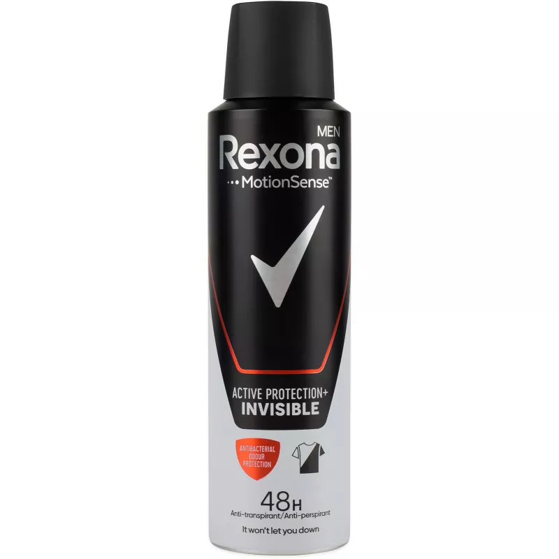 REXONA MEN Invisible on black&white clothes AP 150ml, kart.6ks deo spray Akce!!!