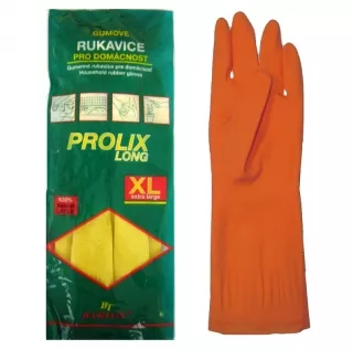 Rukavice PROLIX gum.s bavlněnou výstelkou vel. XL, bal.12párů, kart. 10x12párů