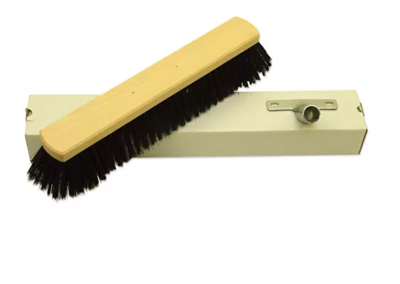 Sálový smeták - synt.vlákna včetně kování 40cm směs