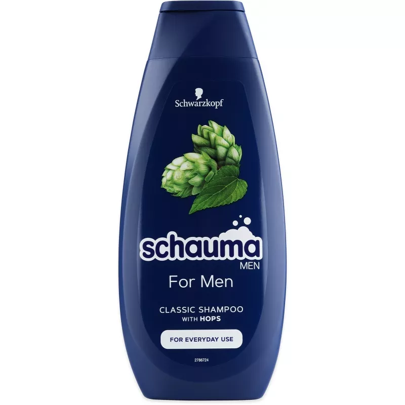 Šampon SCHAUMA FOR MEN 400ml Extrakt chmelu kart. 20ks