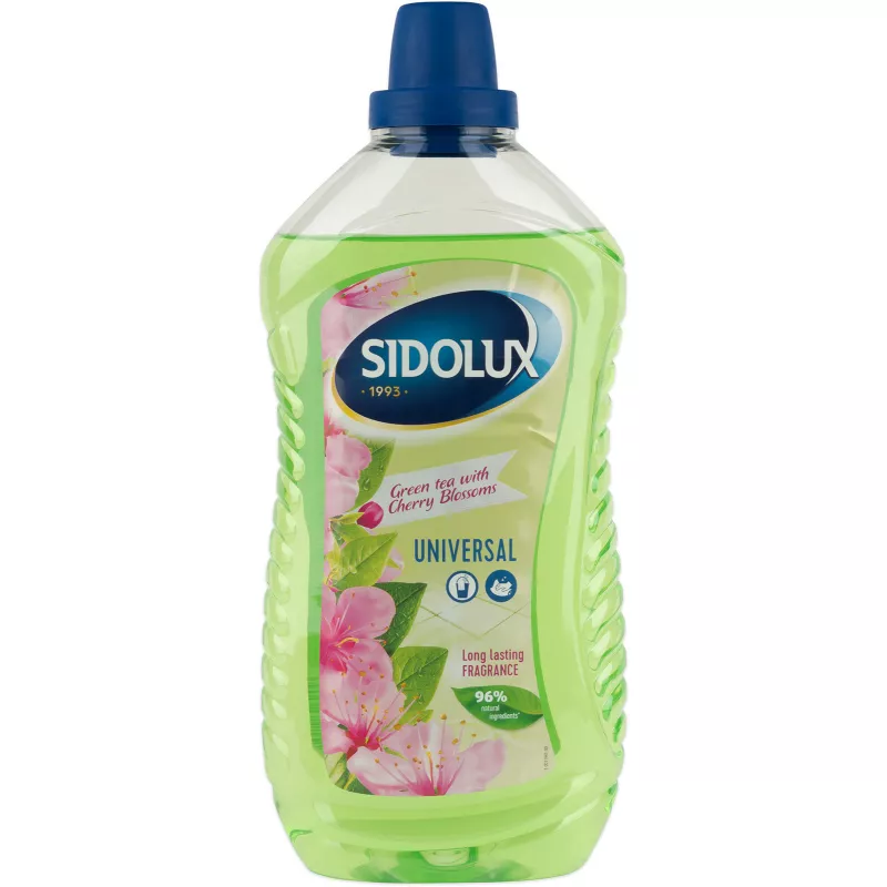 Sidolux Green tea&Cherry Blossoms 1l UNI na podlahy, kart 12ks