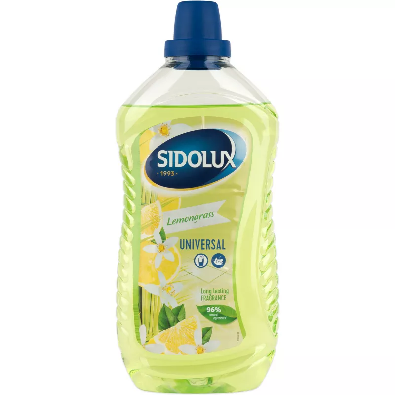 Sidolux Lemongrass 1l UNI na podlahy, kart 12ks