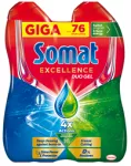 SOMAT EXCELLE 2x684ml DUO gel  do myčky na nádobí ,76 mytí  AKCE !!!