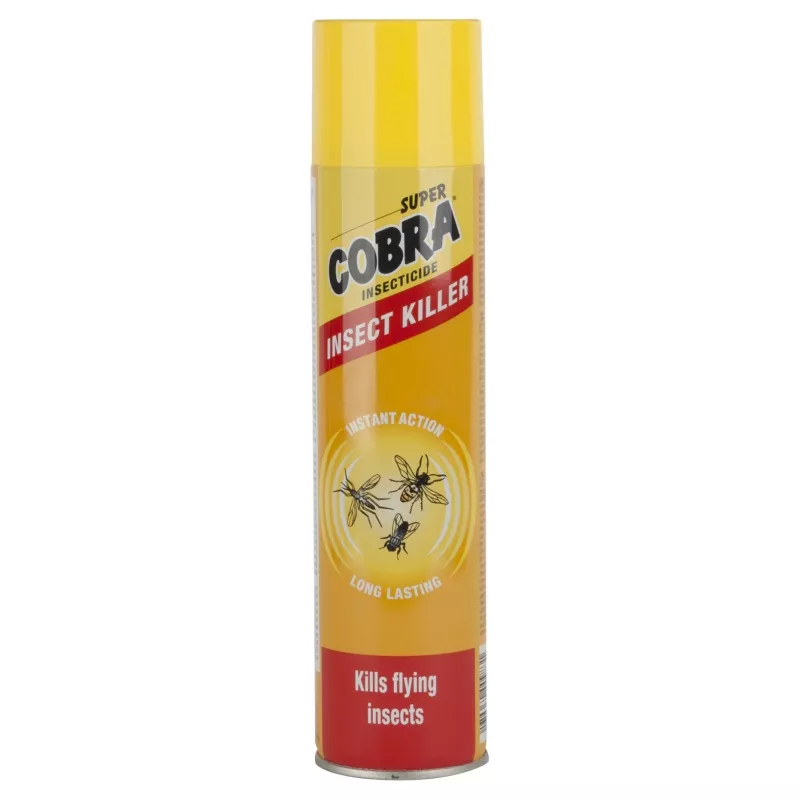 Super Cobra 400ml spray insekticid na létající hmyz žlutá