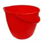 Vědro 11l (10l) Labuť s výlevkou a měrkou, červené