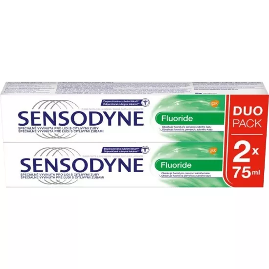 zubní pasta SENSODYNE Fluoride 2x75ml, kart.6ks Ostatní