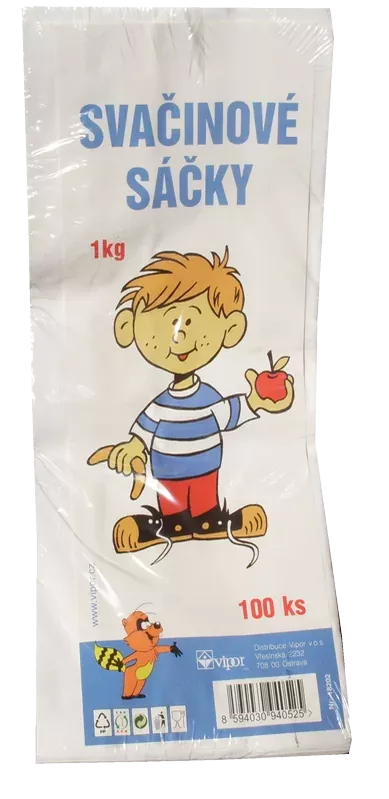 18254000 Papírový svačinový sáček 1kg/100ks