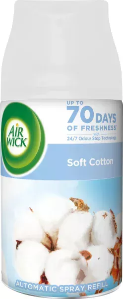 Airwick PURE 250ml N.N. Soft Cotton Essential Oils, kart.6ks