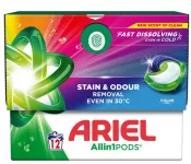 ARIEL gel 12tablet Color Allin1 Stain&amp;Odour kart.4ks  AKCE !!!
