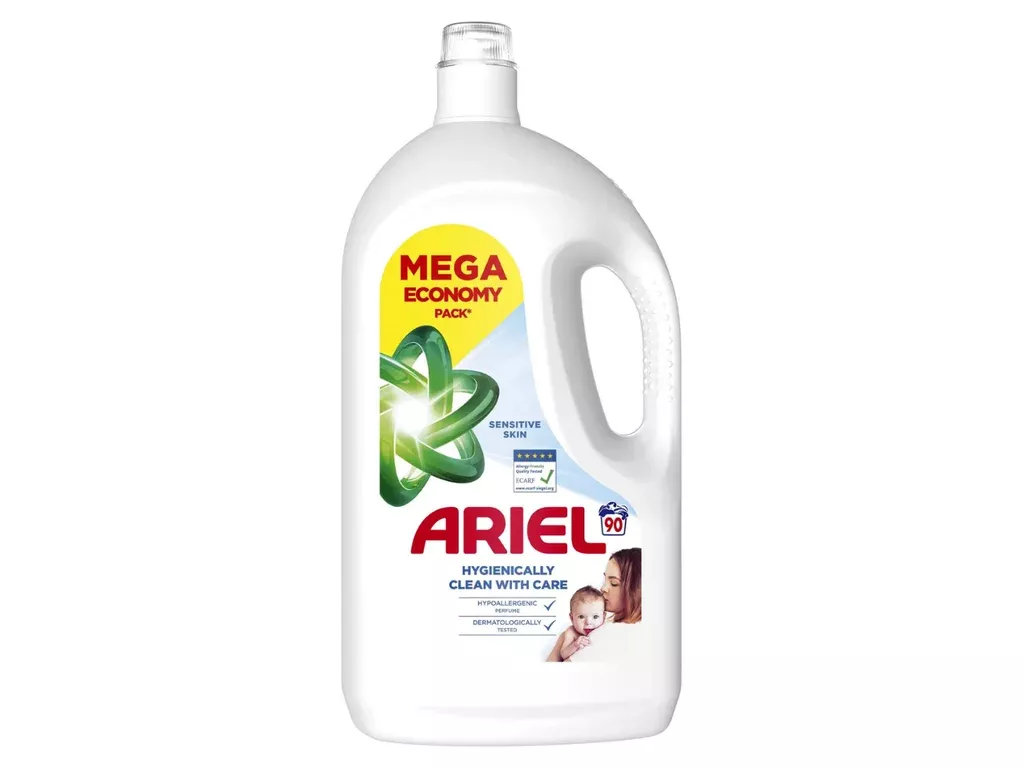Ariel gel 90PD Sensitive, 4,05l, hypoalergenní