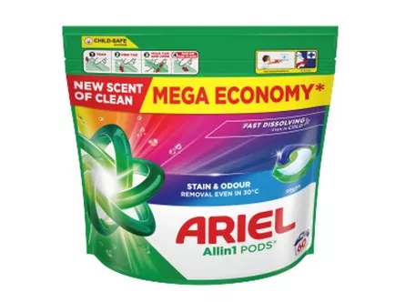 Ariel gel. tablety 60ks na praní ExtraClean Plus, kart.2ks