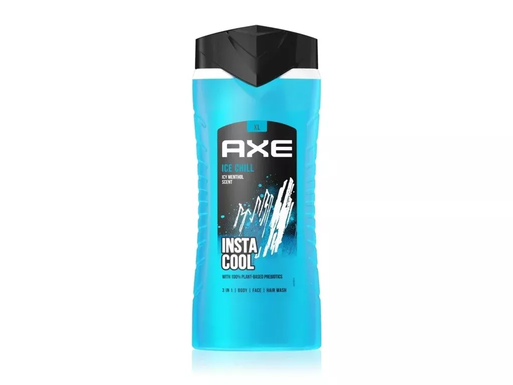 AXE MEN ICE CHILL 3v1 Feel clean sprch.gel 400ml, kart.12ks