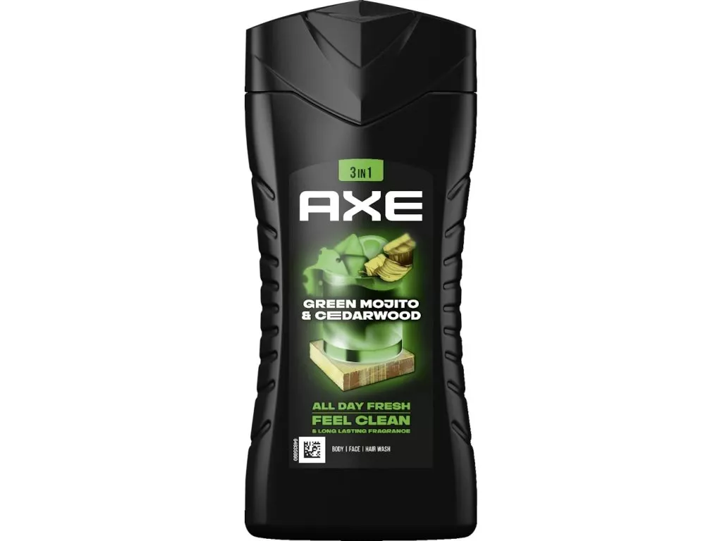 AXE sprchový gel 3v1 Green Mojito& Cedarwood 250ml Ostatní