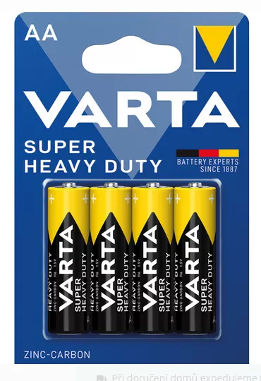 Baterie tužková AA VARTA 2006B4 R06 2006101414, cena za 4ks, kart. 12x4ks