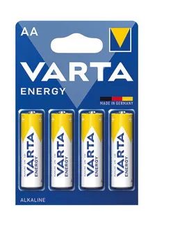 Baterie tužková AA VARTA 4.106B4 R06 alkalická Energy, cena za 4ks, kart. 20x4ks