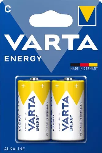 Baterie Varta malý válec R14 alkalická Energy cena za 2ks