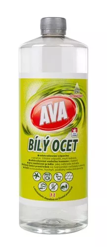 Bílý ocet 10% 1l AVA, bal.6ks