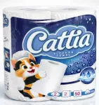 CATTIA  kuch. utěrky 2vrst.,100% cel.,2x10m, bal.16x2ks, pal.16x24ks=384bal.