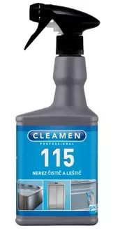 Cleamen 115 čistič a leštič na nerez 550ml