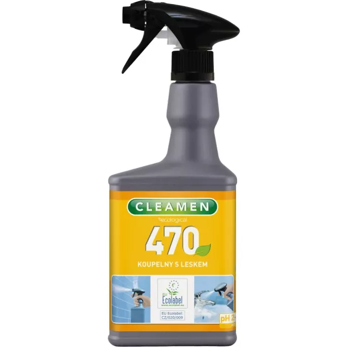 Cleamen 470 koupelny s leskem 550ml, kart.14ks