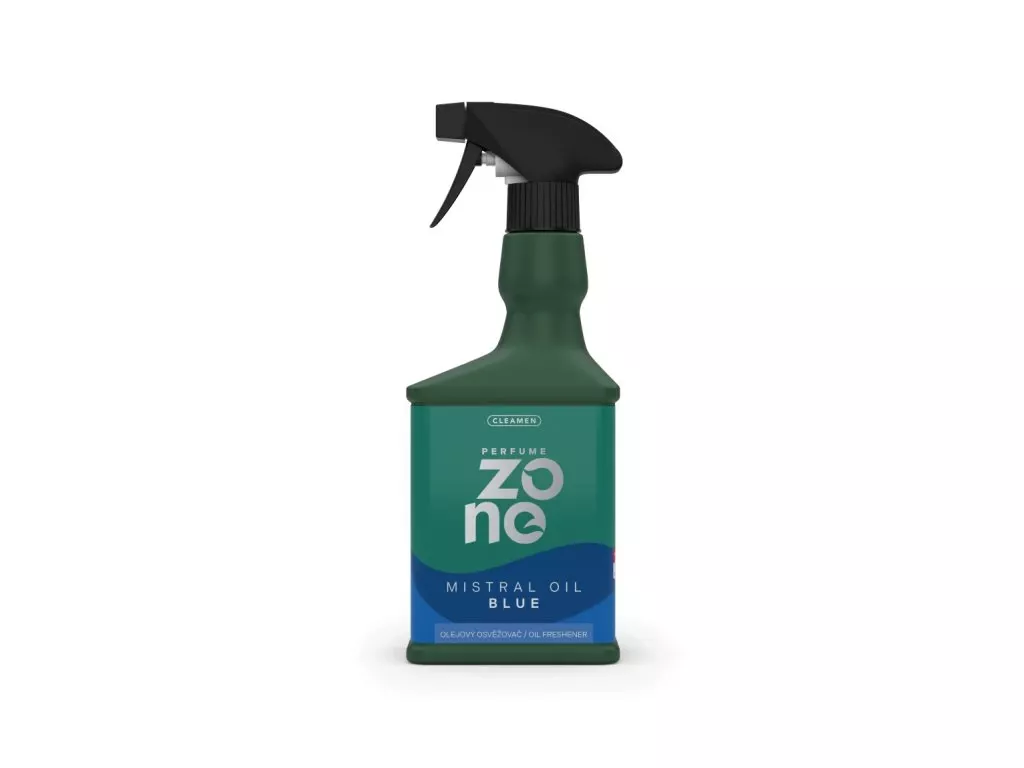 CLEAMEN parfume ZONE Mistral olej. osvěžovač 550ml modrý, kart. 18ks Ostatní