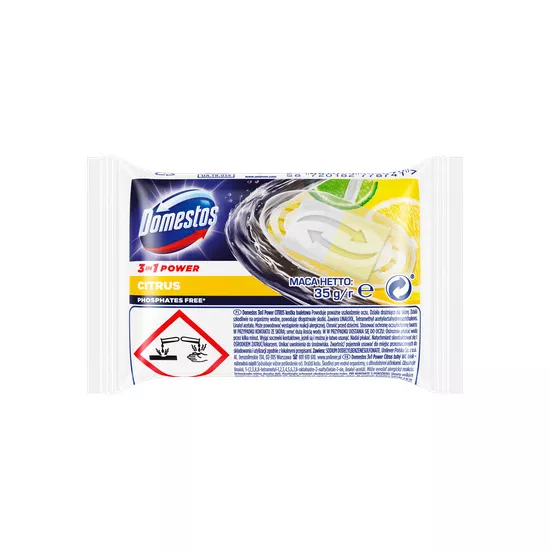 Domestos WC blok 3v1 náplň Citrus 35g