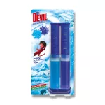 Dr.Devil WC DUO pistole 65ml kytička +hvězdička, Polar aqua, kart.14ks
