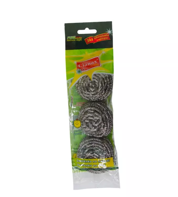 Drátěnka nerez 3ks /3x15g/, kart. 200ks NNN