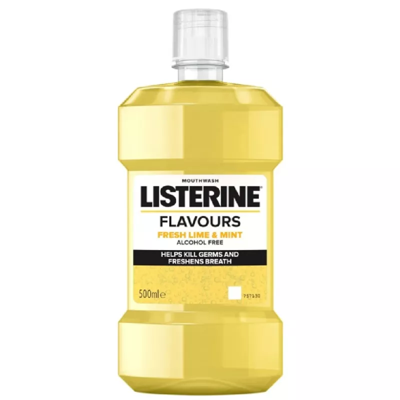 Listerine ústní voda Fresh Lime & Mint 500ml 17616