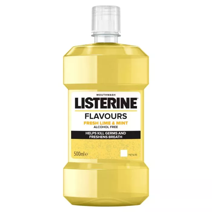 Listerine ústní voda Fresh Lime & Mint 500ml