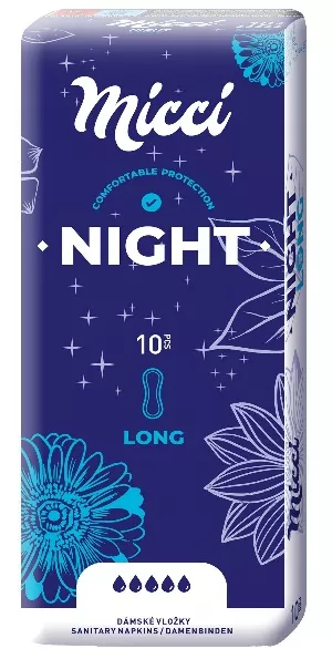 Micci vložky Night 10ks, kart. 16ks Ostatní