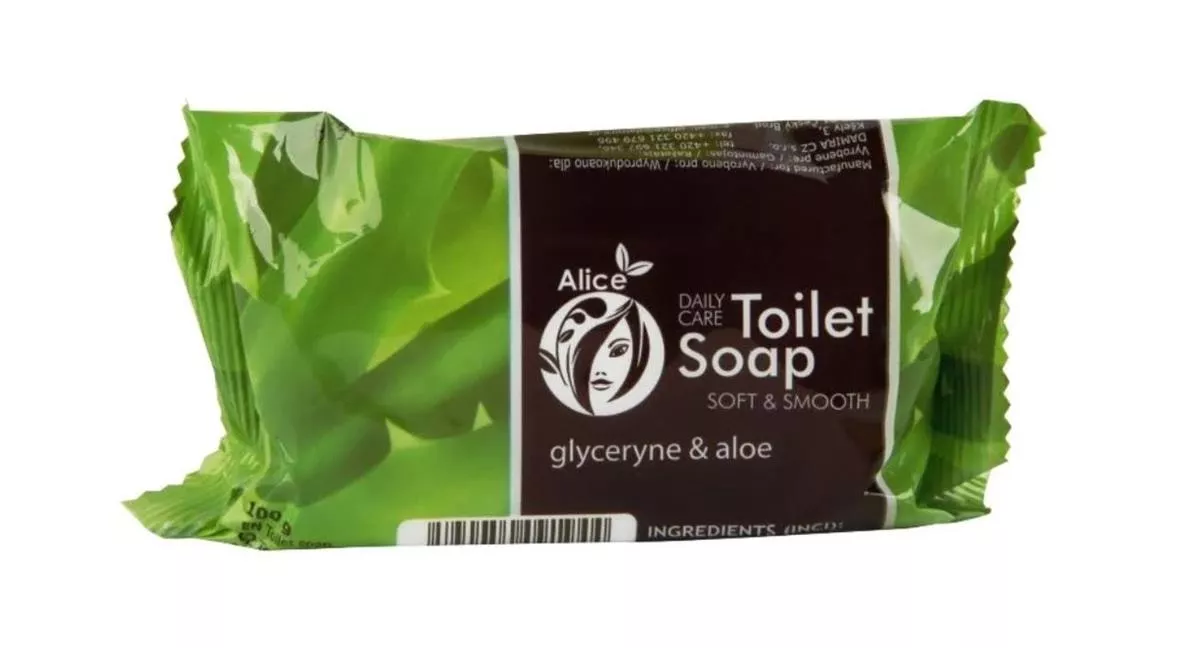 Mýdlo ALICE 100g Aloe vera, kart.90ks