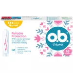 o.b. tampony Original Normal Reliable Protection žluté, 16ks kart.6ks