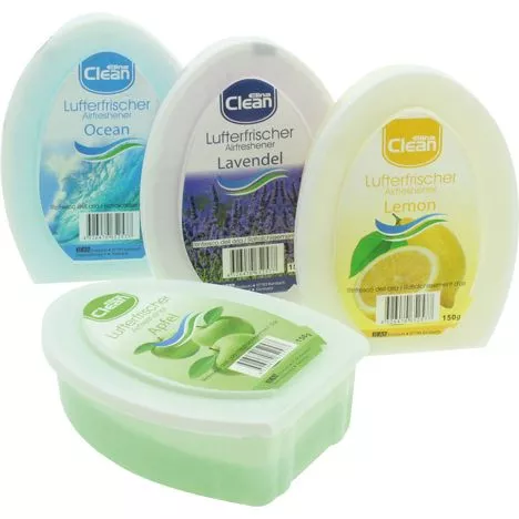 Osvě.vzduchu CLEAN gel 150g, MIX 4vůní, kart.24ks