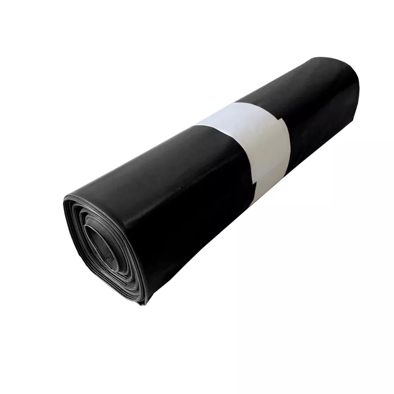 Pytle 120l LDPE 70x110cm 80mi černý 15/role, kart. 10rolí