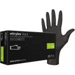 Rukavice nitryl Black jednoráz.100ks, vel. "S",kart. 10x100ks