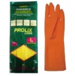 Rukavice PROLIX  gum.s bavlněnou výstelkou  vel. L, bal.12párů, kart. 10x12párů
