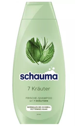 Šampon SCHAUMA 400ml 7 Kräuter zelený, kart.20ks