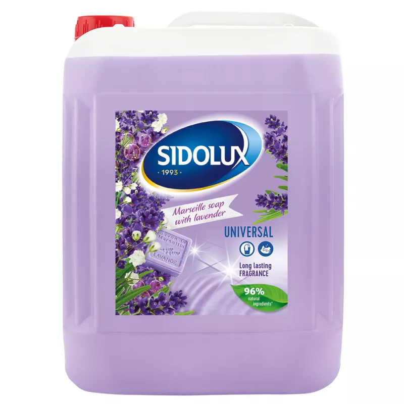 SIDOLUX 5l universal SODA POWER s vůní MARSEILLSKÉ mýdlo + LEVANDULE