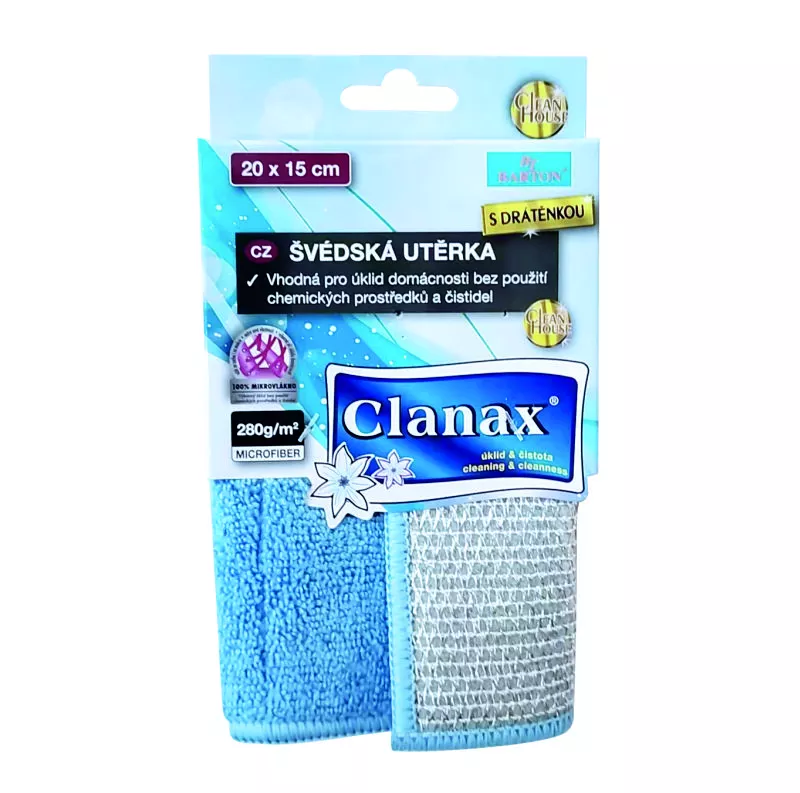 Švédská utěrka 20x15cm, 280g/m2 s drátěnkou 0220195